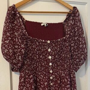 Madewell floral maxi dress in XL